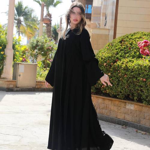 عباية كلوش كسرات قماش فرسان كوري 