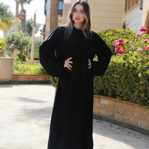 عباية كلوش كسرات قماش فرسان كوري 