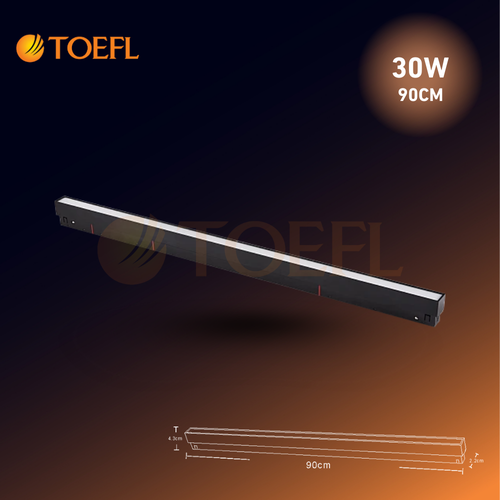 LED Slim Bar Light – 90 cm, Yellow Light, 30W