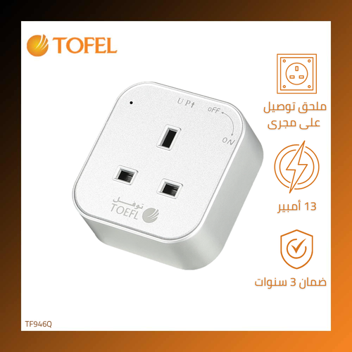 راس فيش مجرى ثلاثي مربع لون فضي 13 امبير