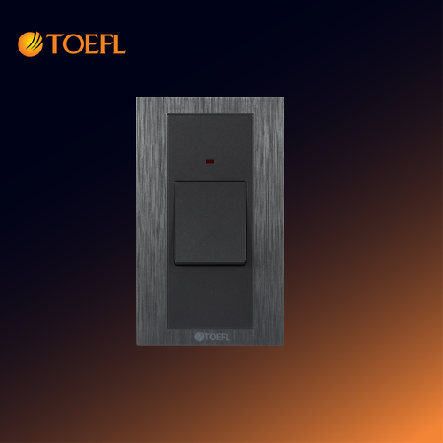 Rectangular AC Switch – 45A – Graphite Black Color