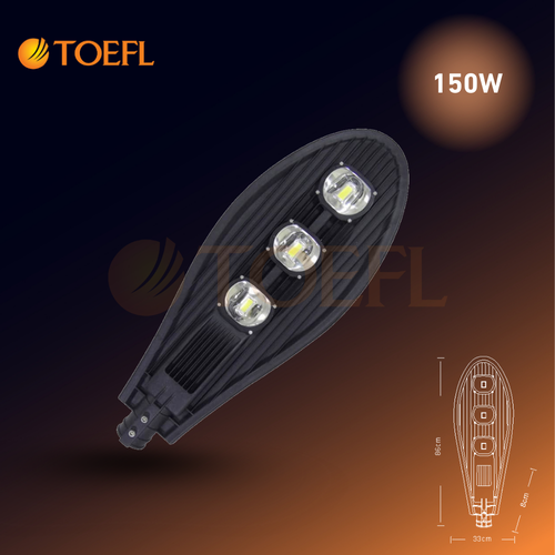 Outdoor Street light – with Photocell Sensor, 3 Lenses, 150W