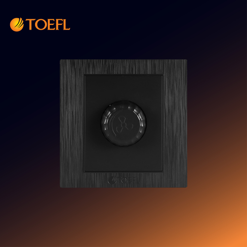 300W fan dimmer switch in stone black