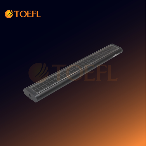 Linear LED spotlight with lenses, magnetic track, creamy warm (sun) light color, 10W (Ultra Slim – requires transformer)