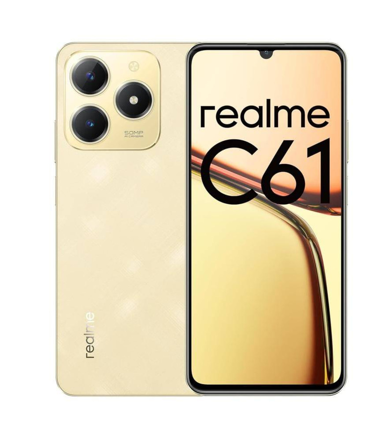 جوال ذهبي REALME C61 256GB/8RAM