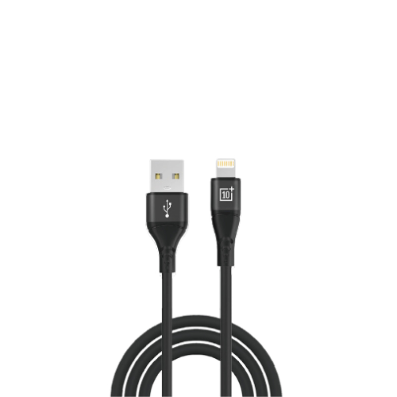 كيبل تن بلس سيليكون اسود USB-IP 1M T3568