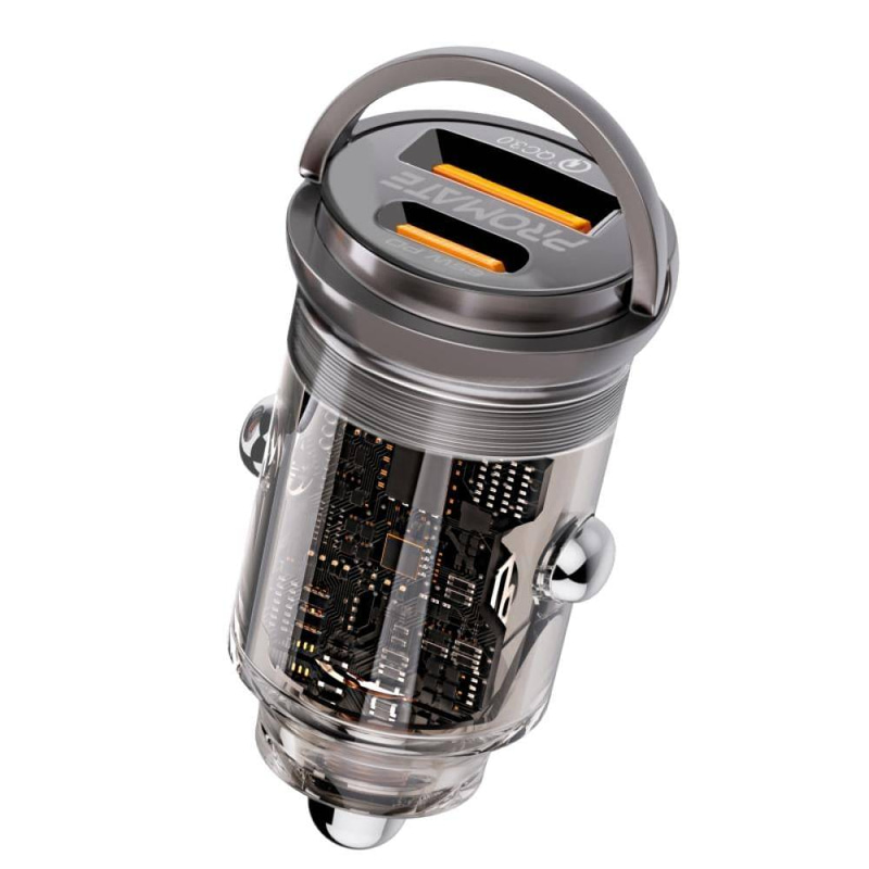 راس سياره 65W 1USB-1TC PROMATE