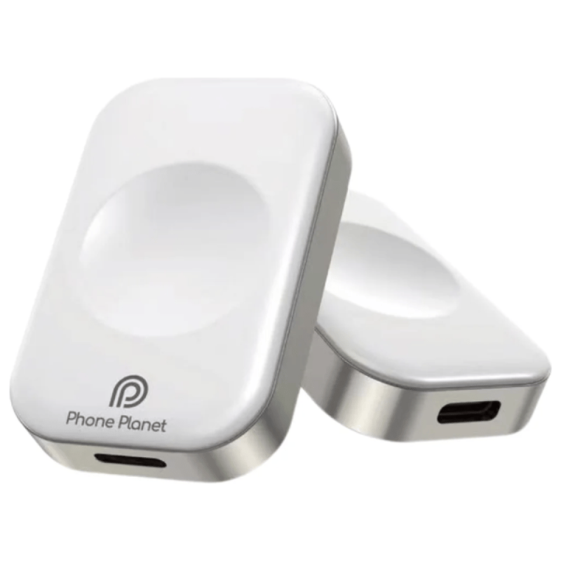 شاحن ساعه مربع ابيض مدخلين PHONE PLANT WC05