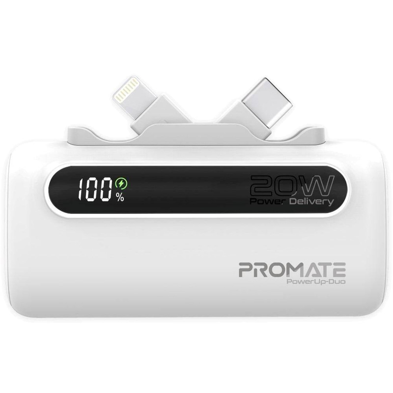 باور بانك 20W موف كيبلين 5000MAH PROMATE