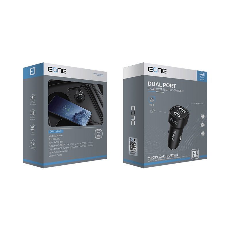 راس سيارة 60W 2PD EONE E1203050