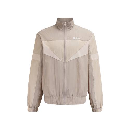 Tracksuit jacket beige