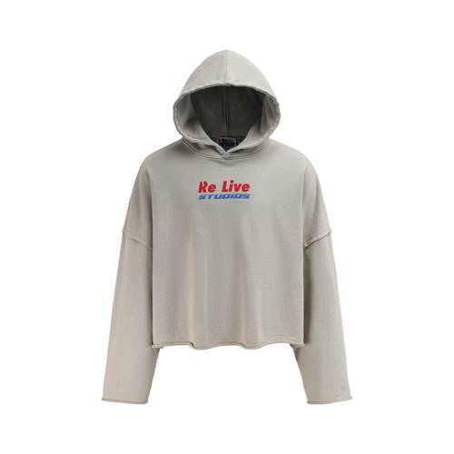 Less-talk-cream-hoodie