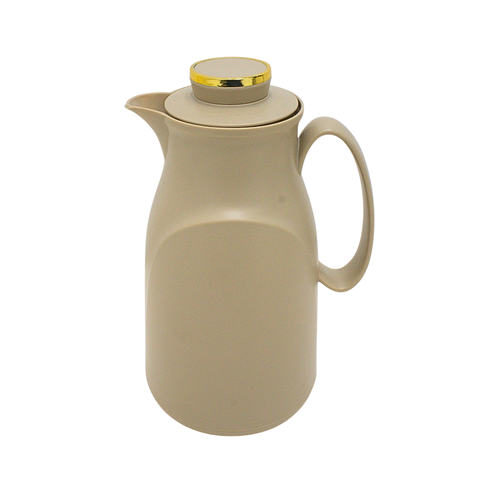 Alnokhba Al Mumayaza 1L Thermal Flask – Slate Brown & Gold Edition