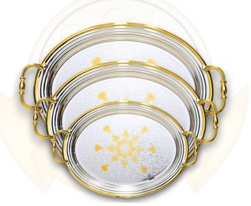 Royal luxury Golden Tray Set