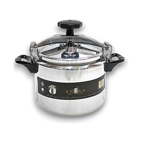 Alnokhba Al Mumayza 15L Aluminum Pressure Cooker – Commercial Grade, Heavy-Duty Build & Maximum Safety System