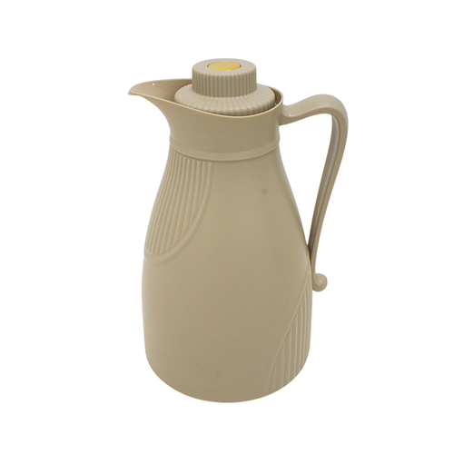 Alnokhba Al Mumayaza 1L Thermal Flask – Slate Brown & Gold Edition
