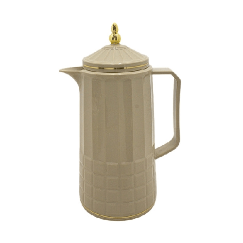 Alnokhba Al Mumayaza 1L Thermal Flask – Slate Brown & Gold Edition