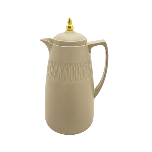  Alnokhba Al Mumayaza 1L Thermal Flask – Slate Brown & Gold Edition