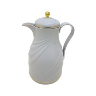 Alnokhba Al Mumayaza Premium 1L Thermal Flask – Slate Grey & Gold Edition