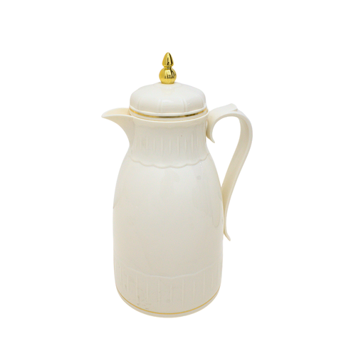 Alnokhba Al Mumayaza 1L Thermal Flask - Slate Cream & Gold