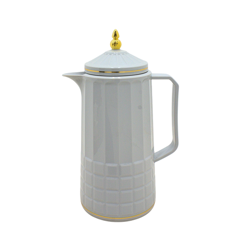 Alnokhba Al Mumayaza Premium 1L Thermal Flask – Slate Grey & Gold Edition