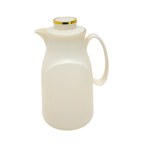 Alnokhba Al Mumayaza 1L Thermal Flask - Slate Cream & Gold