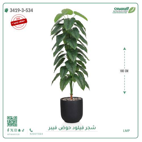 شجرة فيلود صناعية ( ارتفاع 180 سم ) حوض فيبر