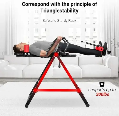 جهاز  الانقلاب لآلام الظهر قابل للتعديل Inversion Table 
