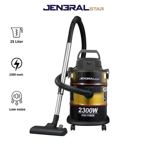 مكنسة General Star جنرال ستار 25 لتر 2300 واط 