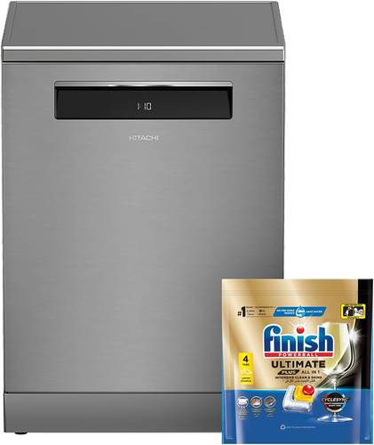 غسالة صحون HITACHI هيتاشى 16 مكان 8 برنامج استيل 