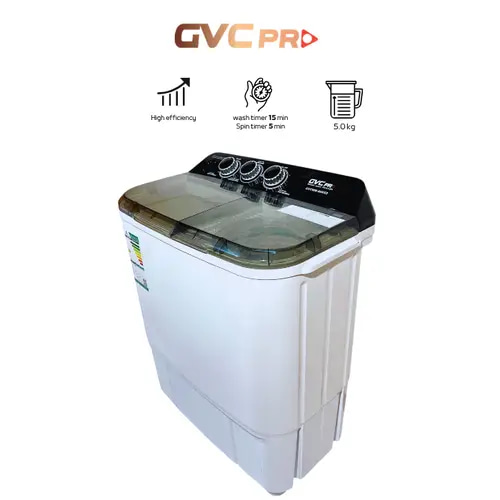 غسالة GVC PRO جى فى سى برو 5 كيلو حوضين