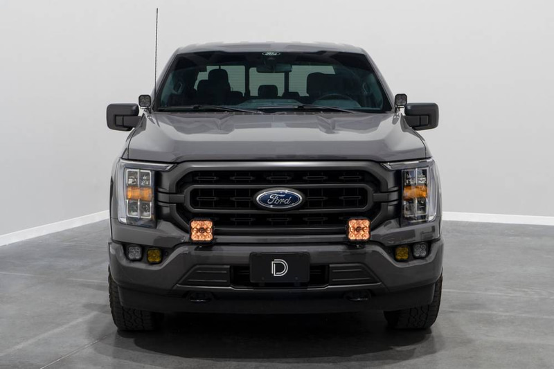 قواعدSS5 على صدام لفورد F-150 موديلات 2021-2023 دون تغريم تركب مع مسامير الصدام المخفي