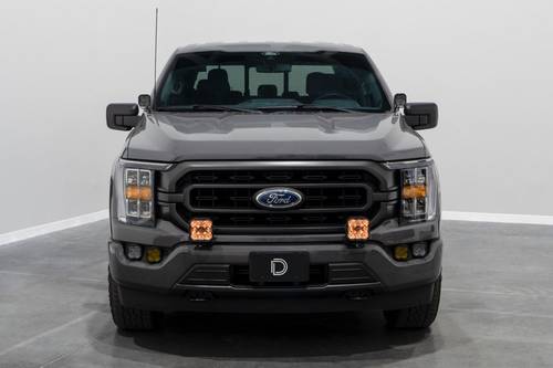 قواعدSS5 على صدام لفورد F-150 موديلات 2021-2023 دون تغريم تركب مع مسامير الصدام المخفي