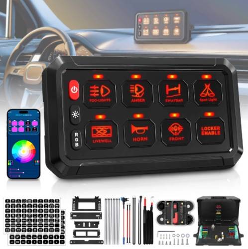 لوحة تحكم 8 ازرار ( SWITCH PANEL8 GANG )