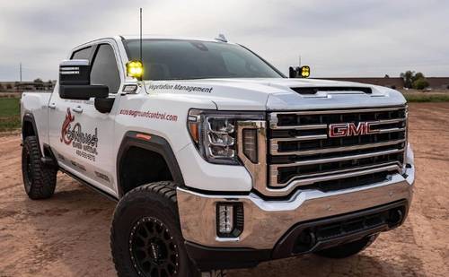 قواعد للكشافات فوق الرفرف لسيارات  سيلفرادو /  سيرا  '2026-2020 Chevy/GMC HD 2500/3500