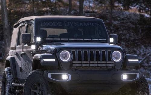 قواعد لمجموعة كشافات فوق الرفرف  لسيارة جيب JL رانجلر/جلاديتور موديلات 2018-2026 Jeep JL Wrangler
