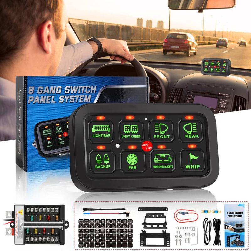 لوحة تحكم 8 ازرار ( SWITCH PANEL8 GANG )