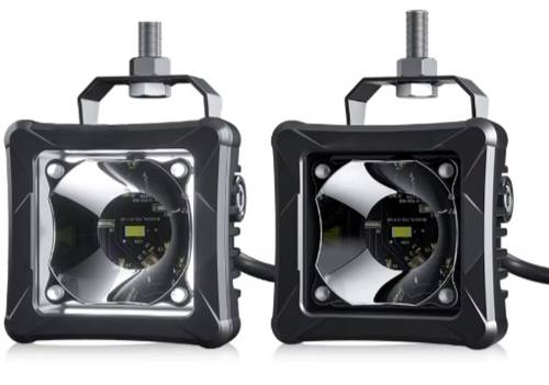 AJA LED PODS (PAIR) كشافات AJA   مقاس 3 انش  ابيض نوع العدسة سبوت 