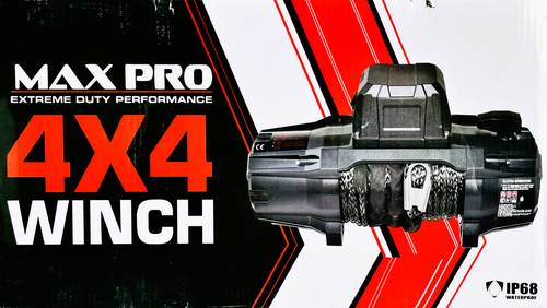 ونش 6.5 طن  بحبل حرير Whinch 13000 LBS  شركة MAX PRO