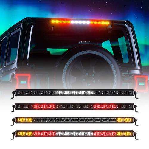 AJA  SIGNAL WARNING LIGHT 30 INCH ليد بار خلفي اشارات تنبيهية احمر وابيض 