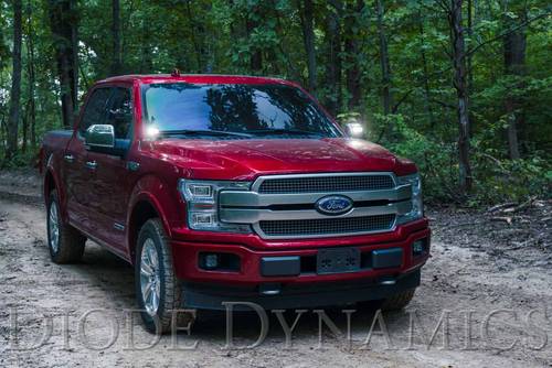 طقم تركيب مصابيح الضباب SS3 من النوع F2 لفورد F150 موديل 2015-2021