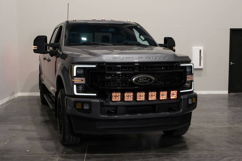 قواعد للكشافات فوق الصدام SS5 لفورد سوبر ديوتي F250 موديلات 2020-2022