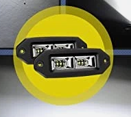  Flush Mount LED Pods AJA LED PODS (PAIR)  انارة جانبية مسطحة الشكل انارة منتشرة ابيض