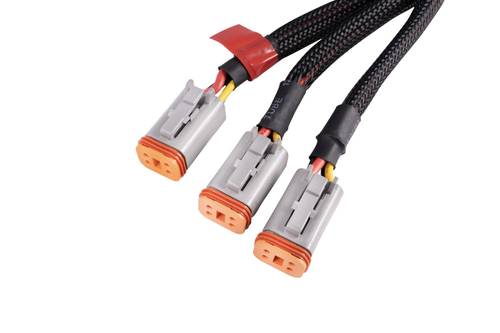 طقم جيب الضباب الثلاثي DT 4-Pin Splitter (زوج) BRONCO