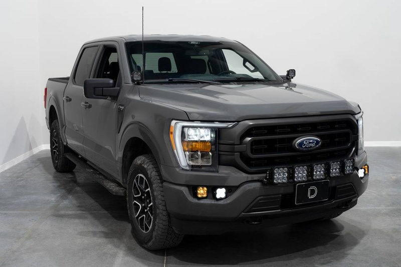 قواعد حديد لعدد 4 كشافات SS3 لفورد   F150   صدام 2021-2023 تركب مكان كشافات الضباب
