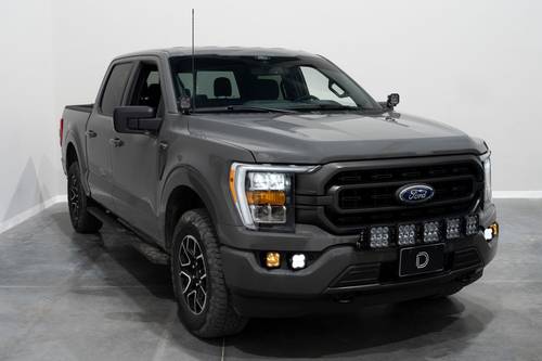 قواعد حديد لعدد 4 كشافات SS3 لفورد   F150   صدام 2021-2023 تركب مكان كشافات الضباب