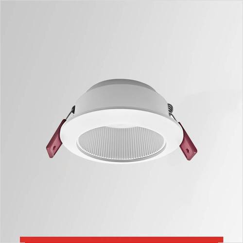 سبوت لايت الومنيوم صب ابيض كامل تصميم بارز مخطط
