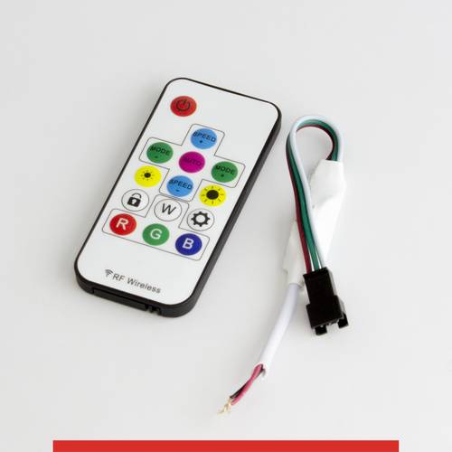 ريموت تحكم بشريط الانارة المخفية ( الستريب لايت ) ملون RGB