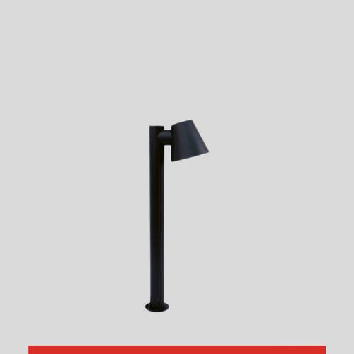 انارة حدائق خارجية عمود 60 سم جهة واحدة دائري