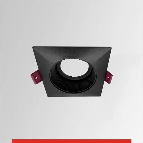 سبوت لايت الومنيوم صب مربع اسود كامل تصميم بارز مخطط